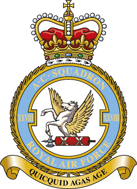 The 28 (Army Cooperation) Squadron badge